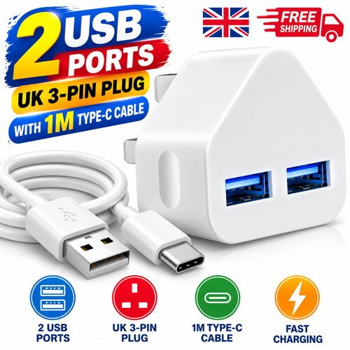 Pin mains wall - uk, plug