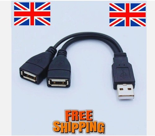 Male usb to - to, dual