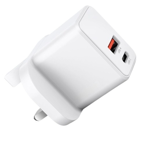 Usb charger plug dual - usb-c, port
