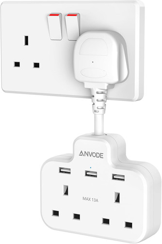 Double plug adaptor with - plug,