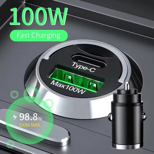 100w fast car charger mini - fast,
