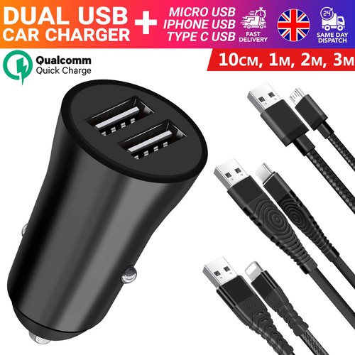 Car charger dual - car, usb
