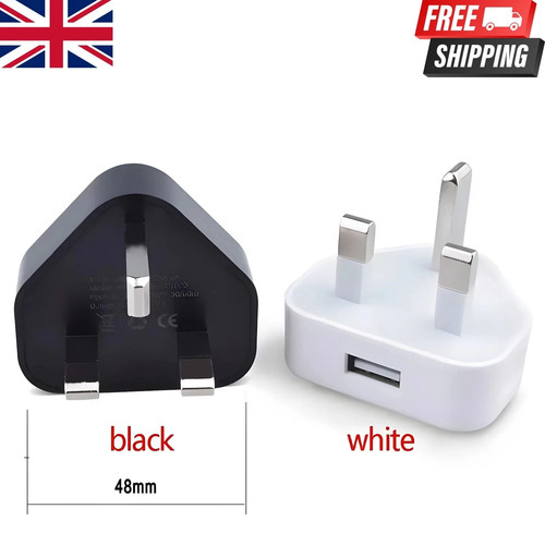Pin dual usb plug - uk,