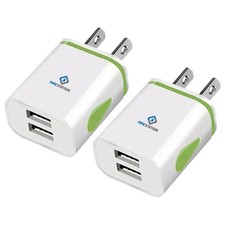 US 2 Pin to Dual USB Plug