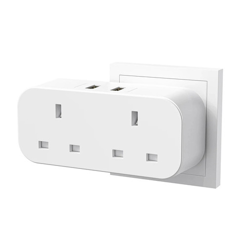 Double plug adaptor way - adaptor, 2