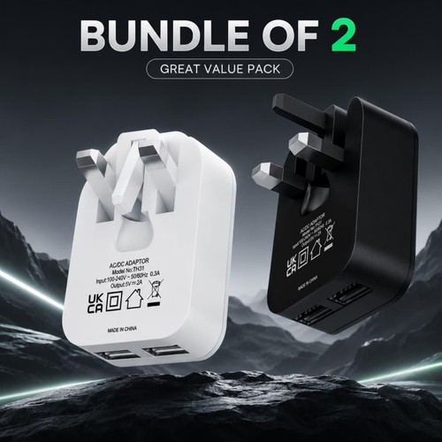 Twin pack dual usb - twin,