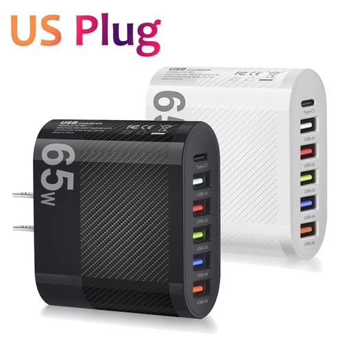 Multi port mains adapter - 6,