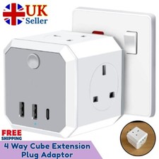 Double Plug Adaptor 4 Way