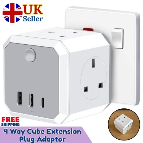 Double plug adaptor way - double, 4