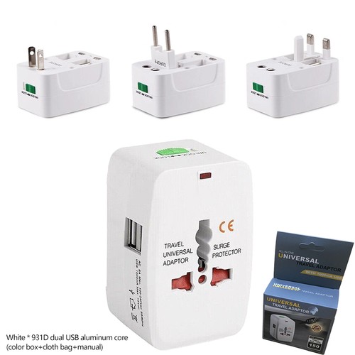 Universal travel adapter dual - travel,