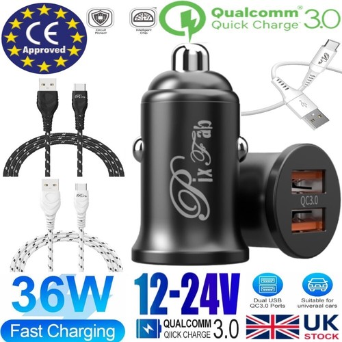 Fast car charger usb - car, cigarette