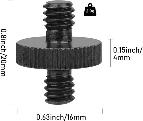 Double male adapter screw - male,