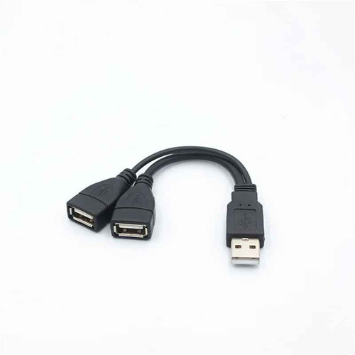 Male usb to 2 - a, dual