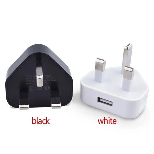 Pin dual usb plug - uk, adapter