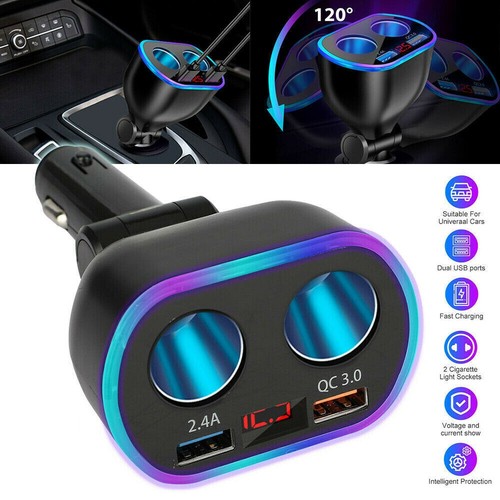 12v way car cigarette - 12v, 2