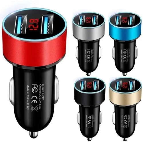 Dual usb fast car charger - dual,