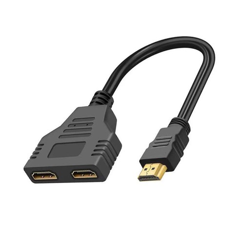 Hdmi double adapter splitter - splitter,