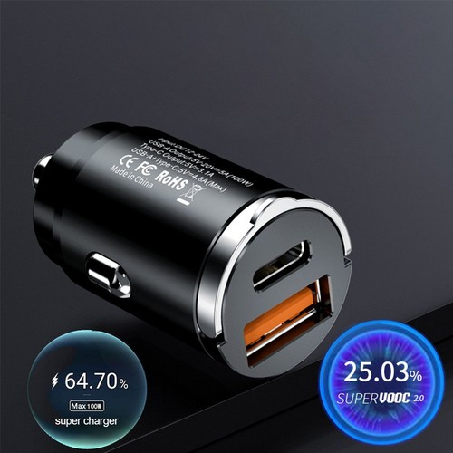 100w fast car charger - 100w, mini