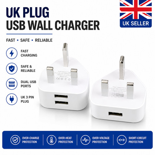 Plug usb wall charger - wall, pin