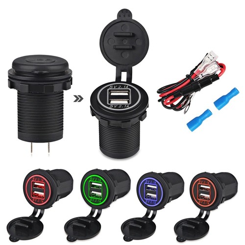 Dual usb port socket charger - dual,