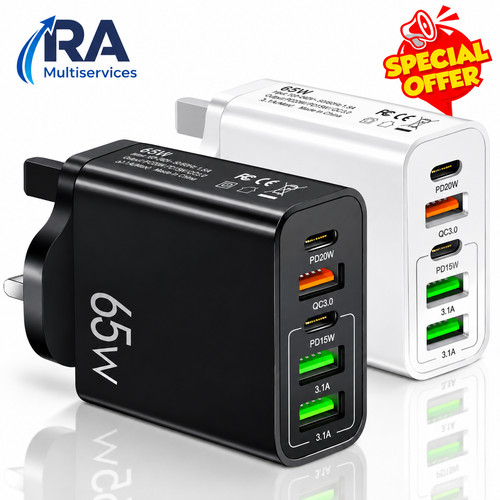 65w multi port fast - multi-port,