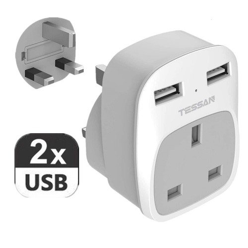 Tessan double usb - tessan,