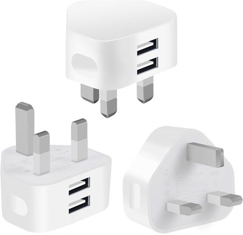 Pack dual port usb plug - usb,