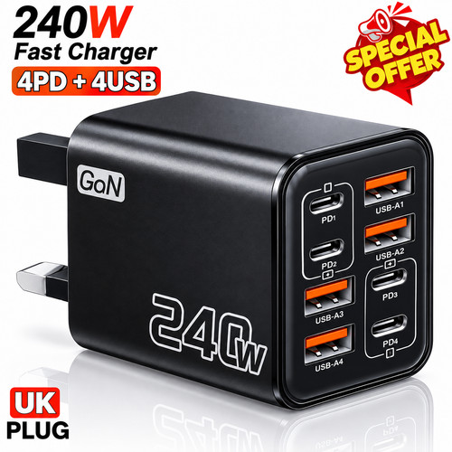 240w multi port fast quick - 240w, multi-port